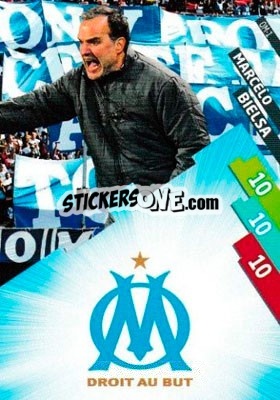Figurina Marcelo Bielsa/LOGO - FOOT 2014-2015. Adrenalyn XL n. OM-1 - Panini
