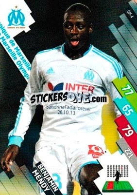Cromo Benjamin Mendy - FOOT 2014-2015. Adrenalyn XL n. OM-4 - Panini