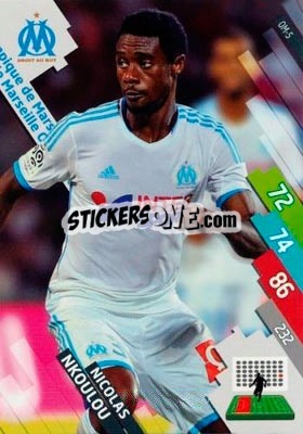 Cromo Nicolas Nkoulou - FOOT 2014-2015. Adrenalyn XL n. OM-5 - Panini