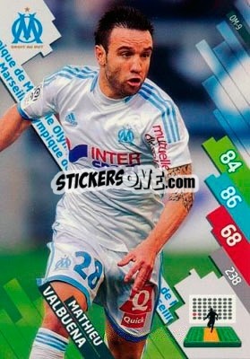 Cromo Mathieu Valbuena - FOOT 2014-2015. Adrenalyn XL n. OM-9 - Panini