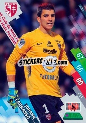 Figurina Johann Carrasso - FOOT 2014-2015. Adrenalyn XL n. FCM-2 - Panini