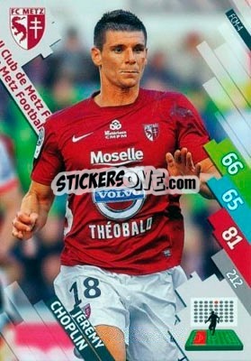 Figurina Jérémy Choplin - FOOT 2014-2015. Adrenalyn XL n. FCM-4 - Panini