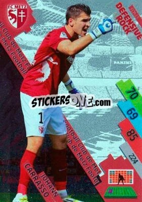 Figurina Johann Carrasso - FOOT 2014-2015. Adrenalyn XL n. FCM-13 - Panini