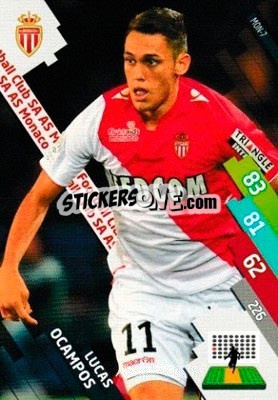Cromo Lucas Ocampos - FOOT 2014-2015. Adrenalyn XL n. MON-7 - Panini