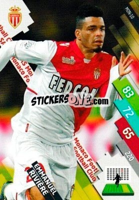 Figurina Emmanuel Rivière - FOOT 2014-2015. Adrenalyn XL n. MON-10 - Panini