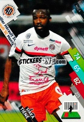 Figurina Siaka Tiéné - FOOT 2014-2015. Adrenalyn XL n. MHSC-4 - Panini
