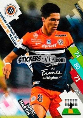 Cromo Jonas Martin - FOOT 2014-2015. Adrenalyn XL n. MHSC-5 - Panini