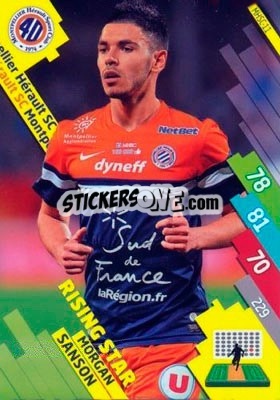 Cromo Morgan Sanson - FOOT 2014-2015. Adrenalyn XL n. MHSC-11 - Panini