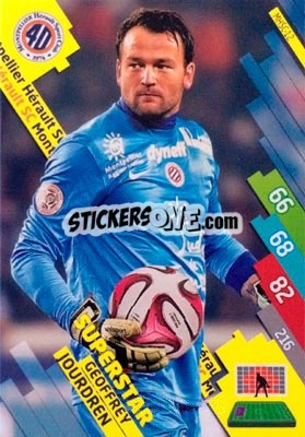 Figurina Geoffrey Jourdren - FOOT 2014-2015. Adrenalyn XL n. MHSC-12 - Panini