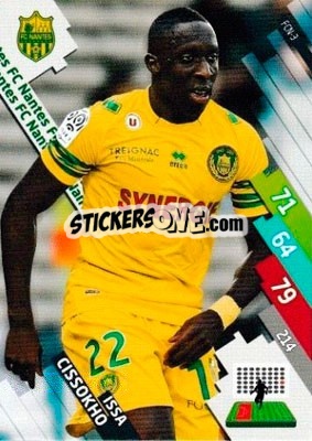 Cromo Issa Cissokho - FOOT 2014-2015. Adrenalyn XL n. FCN-3 - Panini
