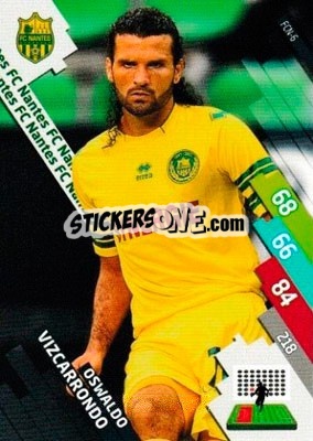 Figurina Oswaldo Vizcarrondo - FOOT 2014-2015. Adrenalyn XL n. FCN-6 - Panini