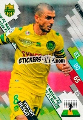 Cromo Vincent Bessat - FOOT 2014-2015. Adrenalyn XL n. FCN-8 - Panini