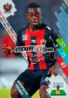 Figurina Nampalys Mendy - FOOT 2014-2015. Adrenalyn XL n. OGCN-8 - Panini