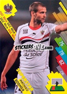 Cromo Mathieu Bodmer - FOOT 2014-2015. Adrenalyn XL n. OGCN-12 - Panini