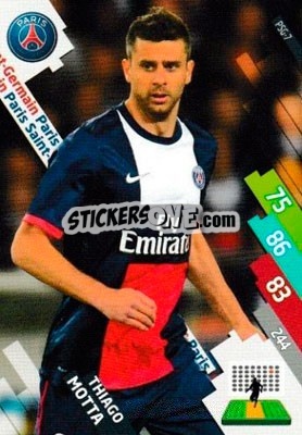 Figurina Thiago Motta - FOOT 2014-2015. Adrenalyn XL n. PSG-7 - Panini