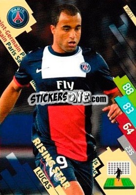 Cromo Lucas Moura - FOOT 2014-2015. Adrenalyn XL n. PSG-11 - Panini