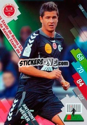 Figurina Anthony Weber - FOOT 2014-2015. Adrenalyn XL n. SDR-4 - Panini