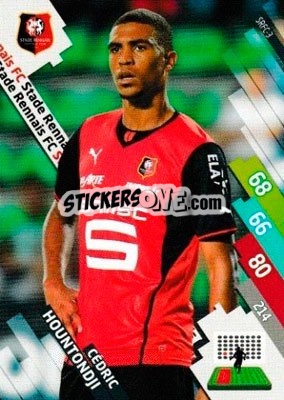 Cromo Cédric Hountondji - FOOT 2014-2015. Adrenalyn XL n. SRFC-3 - Panini