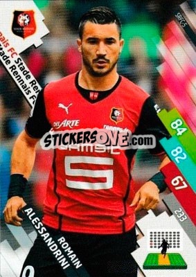 Sticker Romain Alessandrini - FOOT 2014-2015. Adrenalyn XL n. SRFC-5 - Panini