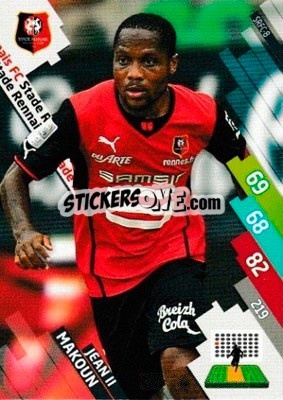 Figurina Jean II Makoun - FOOT 2014-2015. Adrenalyn XL n. SRFC-8 - Panini