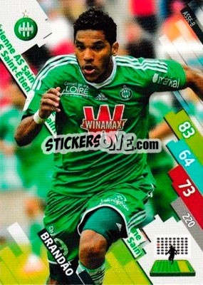 Figurina Brandão - FOOT 2014-2015. Adrenalyn XL n. ASSE-8 - Panini