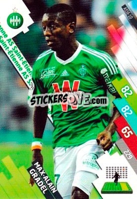 Figurina Max-Alain Gradel - FOOT 2014-2015. Adrenalyn XL n. ASSE-10 - Panini