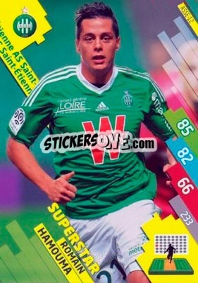 Figurina Romain Hamouma - FOOT 2014-2015. Adrenalyn XL n. ASSE-12 - Panini