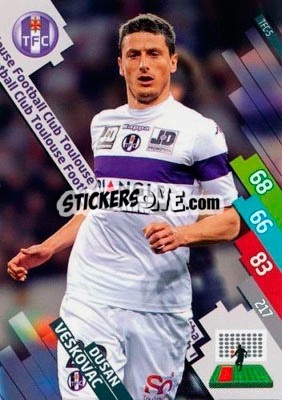 Cromo Dušan Veškovac - FOOT 2014-2015. Adrenalyn XL n. TFC-5 - Panini