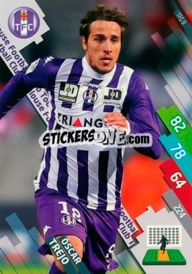 Figurina óscar Trejo - FOOT 2014-2015. Adrenalyn XL n. TFC-9 - Panini