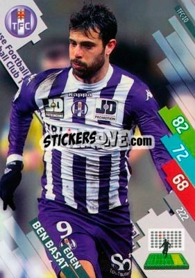 Cromo Eden Ben Basat - FOOT 2014-2015. Adrenalyn XL n. TFC-10 - Panini