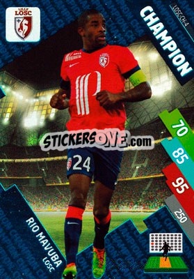 Figurina Rio Mavuba - FOOT 2014-2015. Adrenalyn XL n. LOSC-ch-4 - Panini