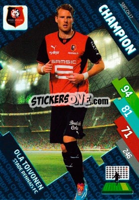 Cromo Ola Toivonen - FOOT 2014-2015. Adrenalyn XL n. SRFC-ch-17 - Panini