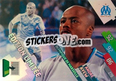 Cromo André Ayew - FOOT 2014-2015. Adrenalyn XL n. OM-le-3 - Panini