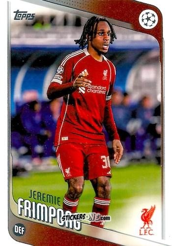 Cromo Jeremie Frimpong - UEFA Club Competitions 2025-2026
 n. 6 - Topps