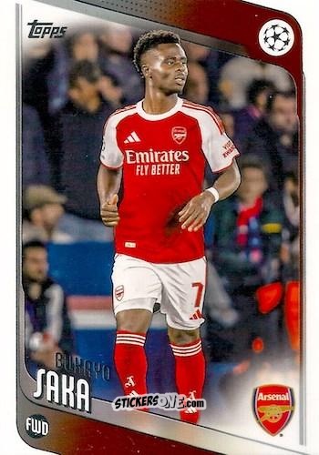 Figurina Bukayo Saka - UEFA Club Competitions 2025-2026
 n. 12 - Topps
