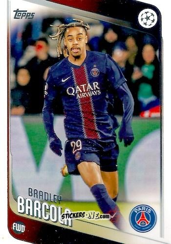 Sticker Bradley Barcola - UEFA Club Competitions 2025-2026
 n. 63 - Topps