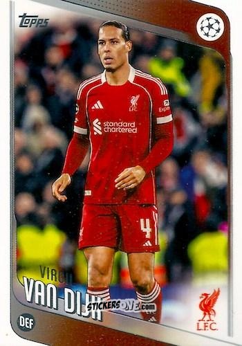 Figurina Virgil van Dijk - UEFA Club Competitions 2025-2026
 n. 79 - Topps