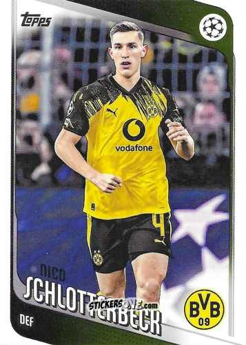 Sticker Nico Schlotterbeck - UEFA Club Competitions 2025-2026
 n. 99 - Topps
