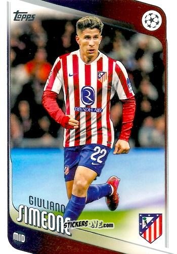 Sticker Giuliano Simeone - UEFA Club Competitions 2025-2026
 n. 100 - Topps