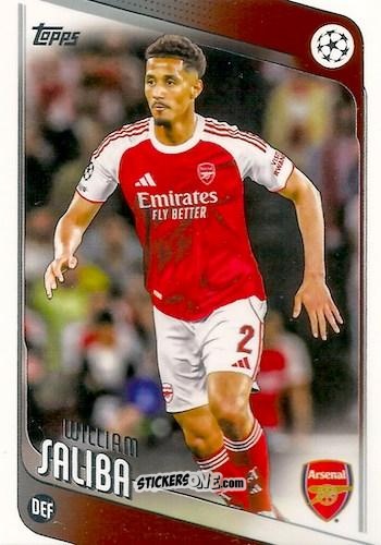 Sticker William Saliba - UEFA Club Competitions 2025-2026
 n. 113 - Topps