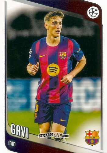 Sticker Gavi - UEFA Club Competitions 2025-2026
 n. 132 - Topps