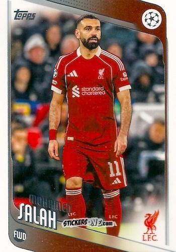 Cromo Mohamed Salah - UEFA Club Competitions 2025-2026
 n. 136 - Topps