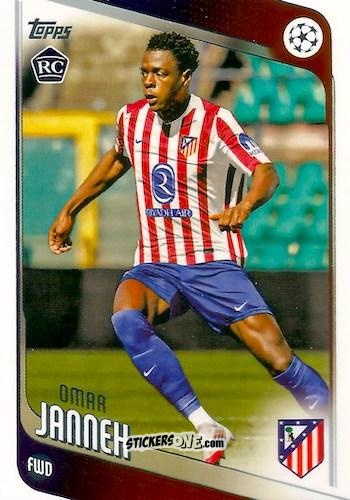 Sticker Omar Janneh - UEFA Club Competitions 2025-2026
 n. 137 - Topps