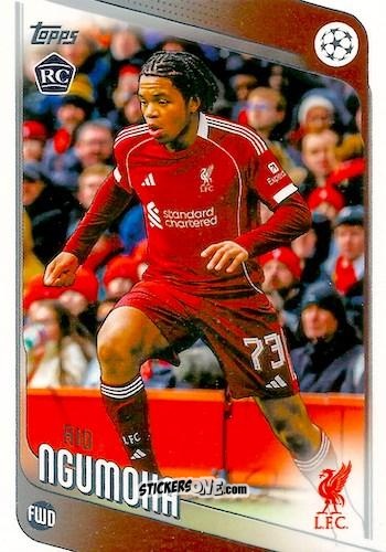 Cromo Rio Ngumoha - UEFA Club Competitions 2025-2026
 n. 191 - Topps