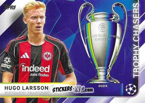 Sticker Hugo Larsson - UEFA Club Competitions 2025-2026
 n. TC-16 - Topps