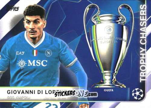 Sticker Giovanni Di Lorenzo - UEFA Club Competitions 2025-2026
 n. TC-18 - Topps