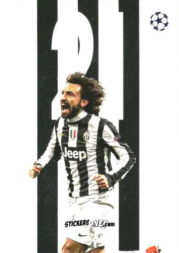 Sticker Andrea Pirlo - UEFA Club Competitions 2025-2026
 n. BB-3 - Topps