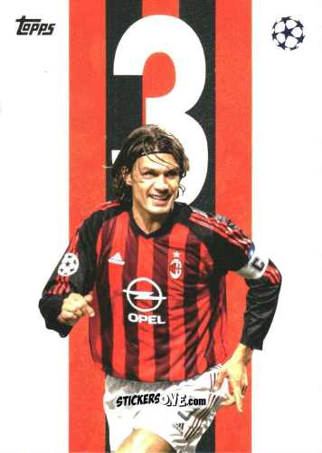 Sticker Paolo Maldini - UEFA Club Competitions 2025-2026
 n. BB-5 - Topps