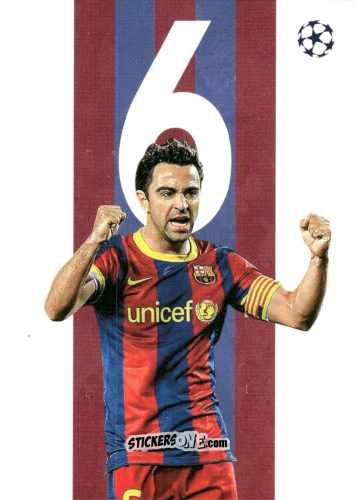 Sticker Xavi Hernandez - UEFA Club Competitions 2025-2026
 n. BB-10 - Topps