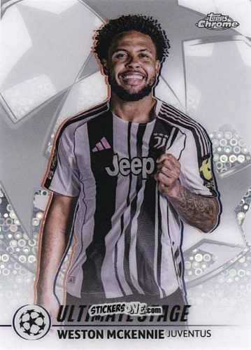 Cromo Weston McKennie - UEFA Club Competitions 2025-2026
 n. US-42 - Topps